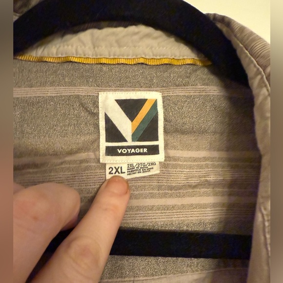 Voyager Men's Short Sleeve Woven Shirt Size 2xl - Picture 5 of 5